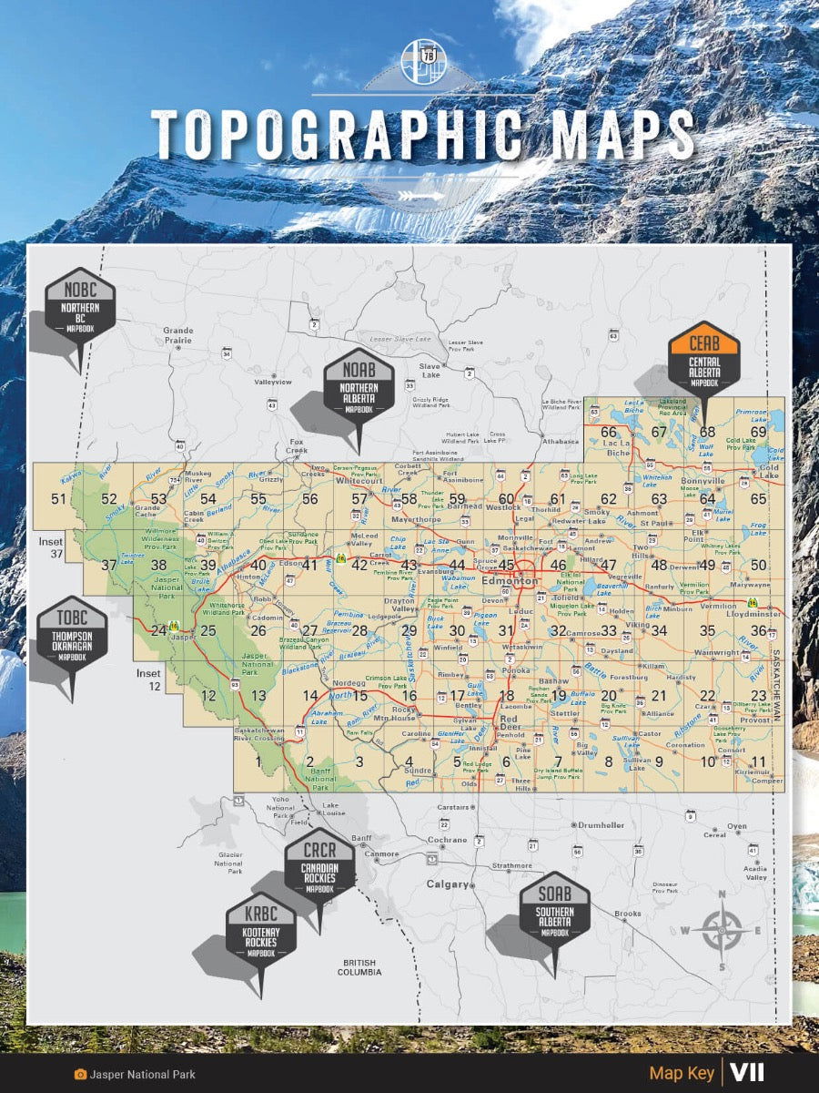 Central Alberta Backroad Mapbook