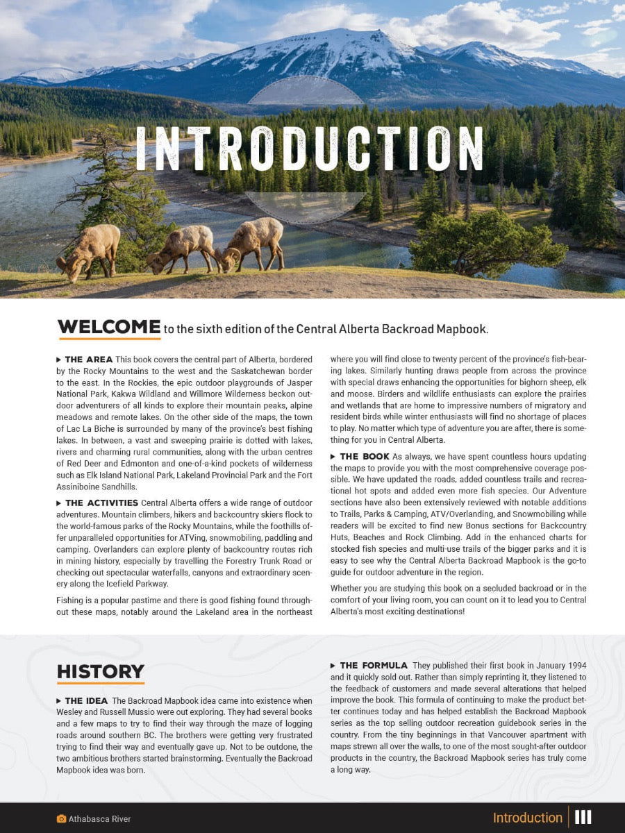 Central Alberta Backroad Mapbook