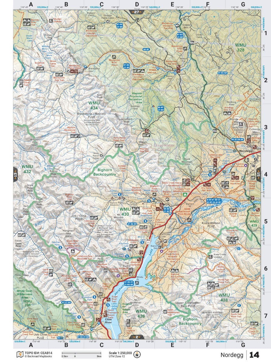 Central Alberta Backroad Mapbook