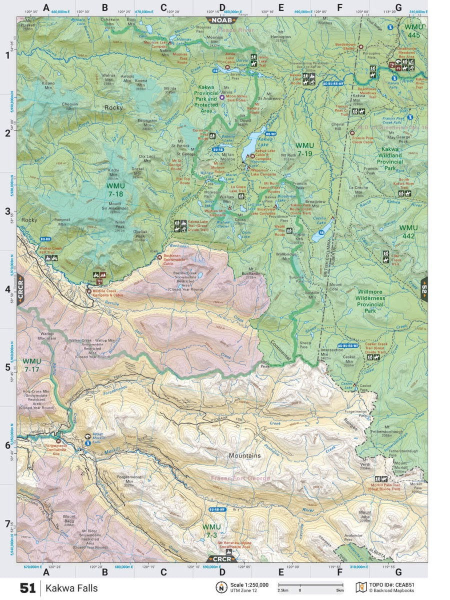 Central Alberta Backroad Mapbook