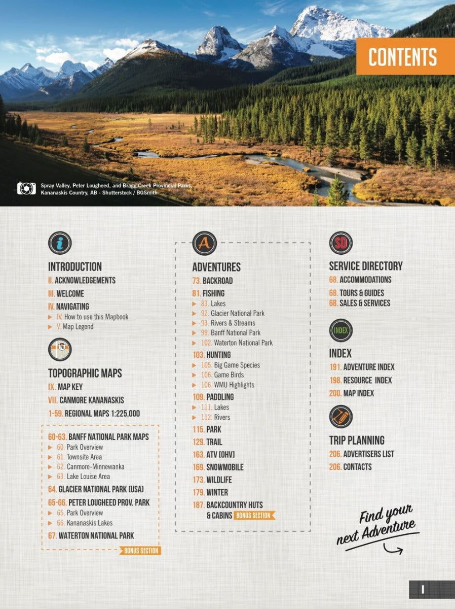 Southern Alberta Backroad Mapbook